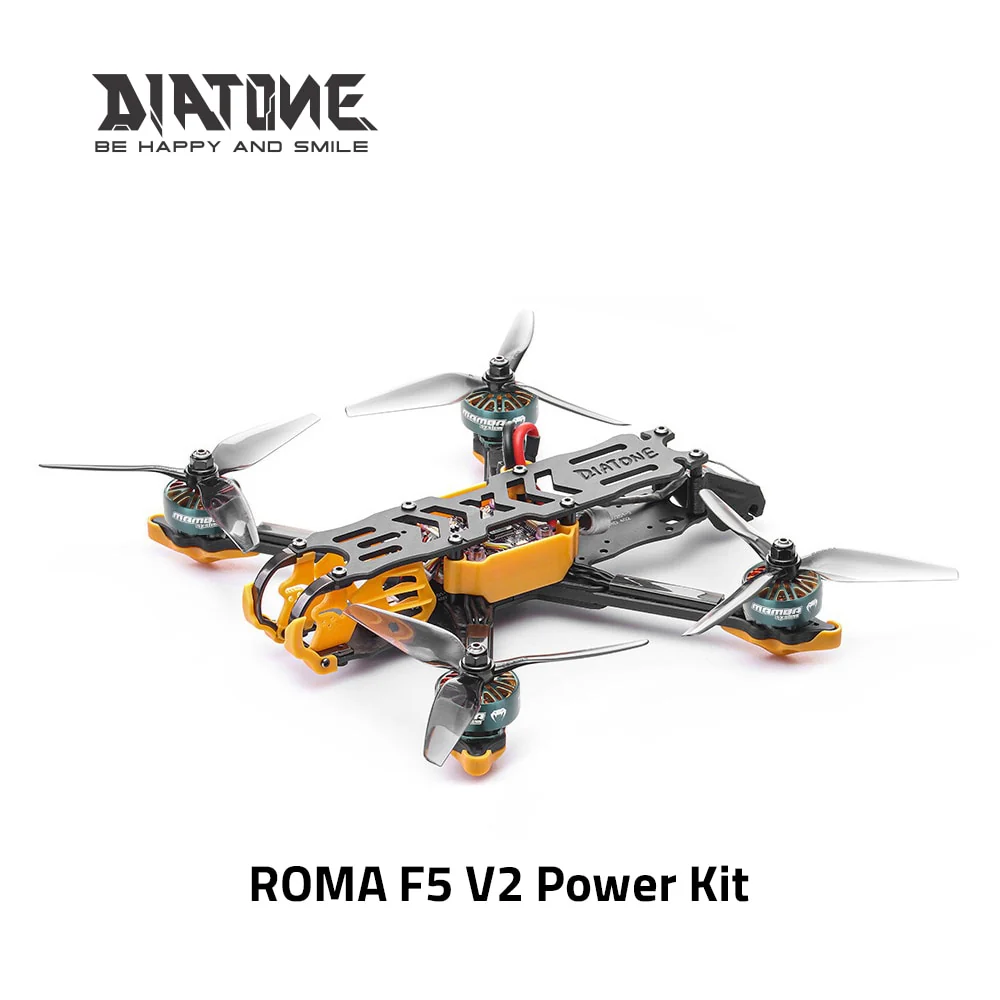 DIATONE Roma F5 V2 - DJI Power Kit（NO DJI AIR UNIT）6S with F722 FC 2306.5 motor MSR/TBS