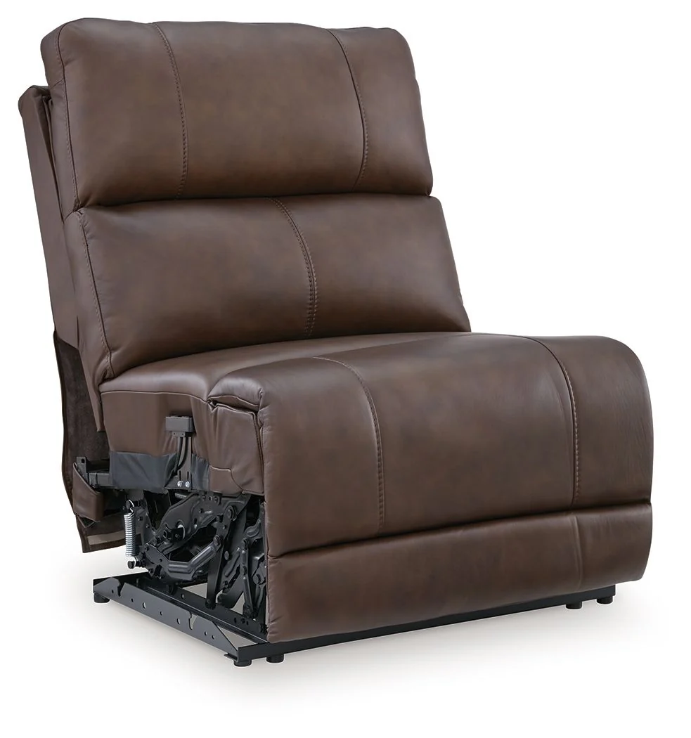 Bleckley - Power Armless Recliner With Adjustable Headrest - Espresso
