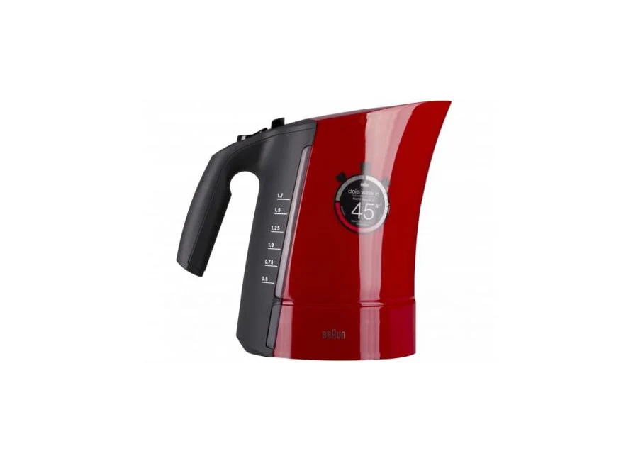 Braun WK300 Hot water Kettle RED COLOR  220 v 240 volts 50 hz