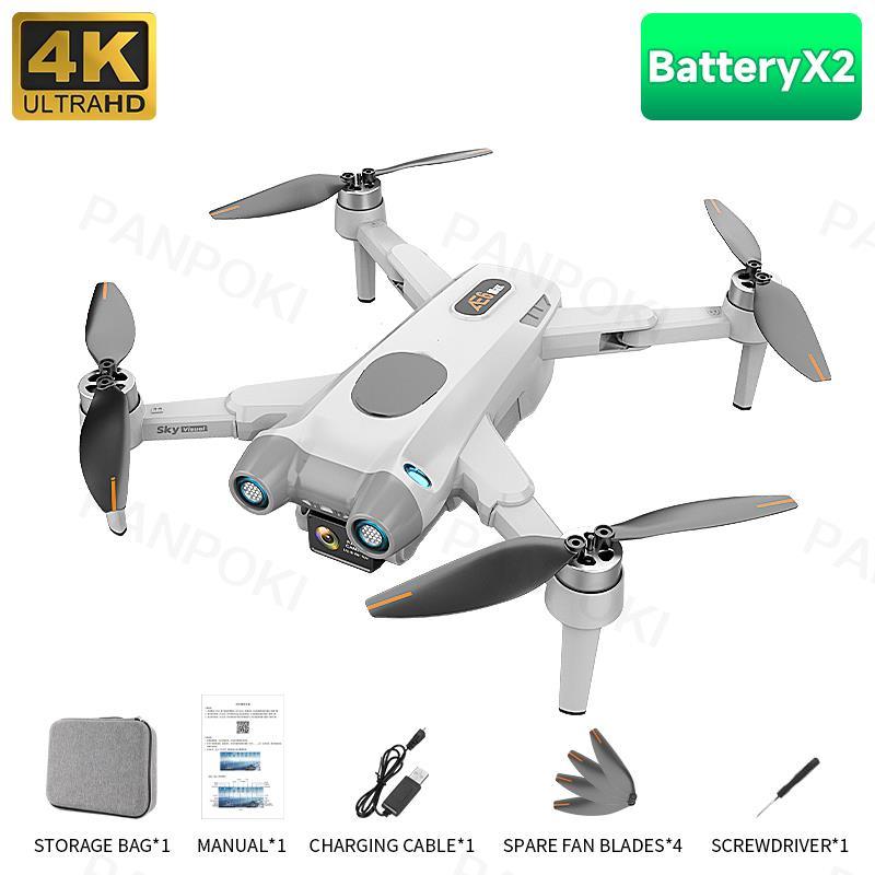 AE6 Max Drone - 4k Profesional GPS 2KM Quadcopter with 5G Camera TransmissIion Wifi FPV drone helicoptero Toys for Boys Professional Camera Drone