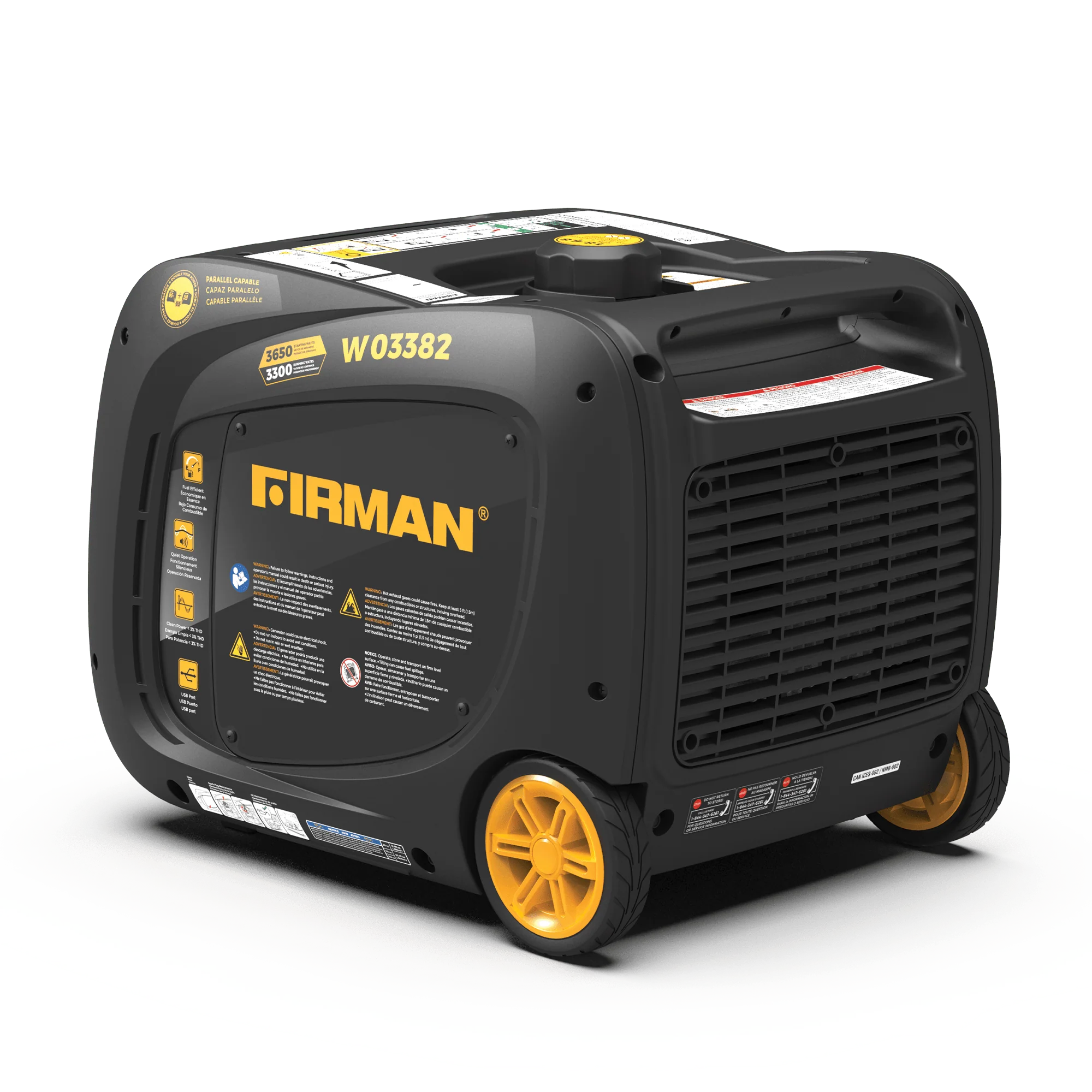 Gas Inverter Portable Generator 3650W Electric Start