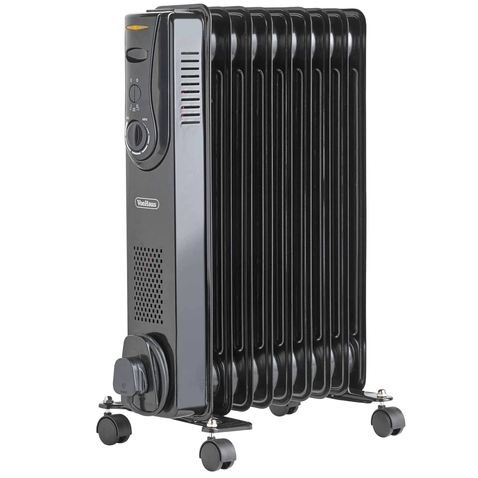Vonhaus 14060 Nine Fin 2000 Watt Radiator Heater for 220 volts