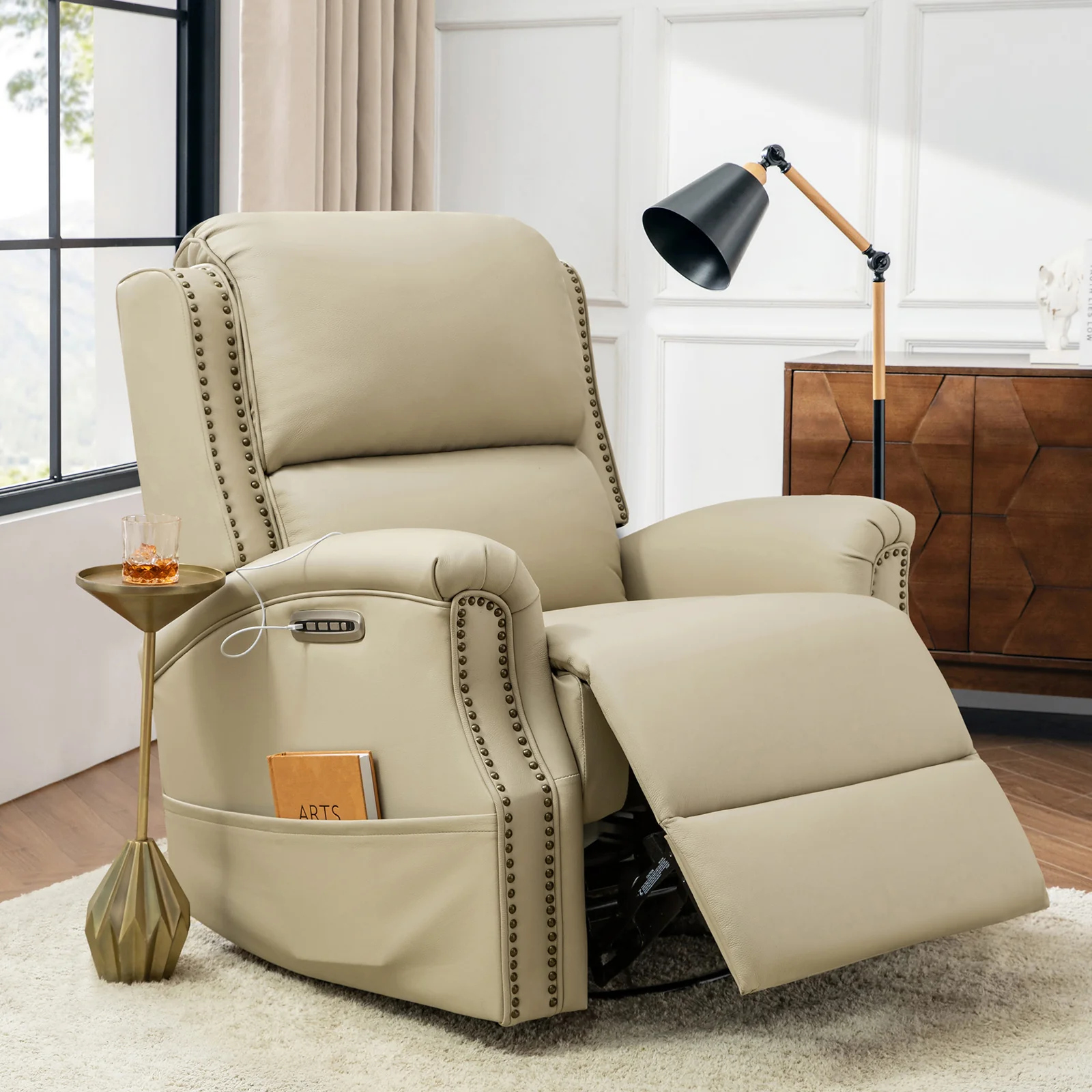 Andreas Recliner in Beige