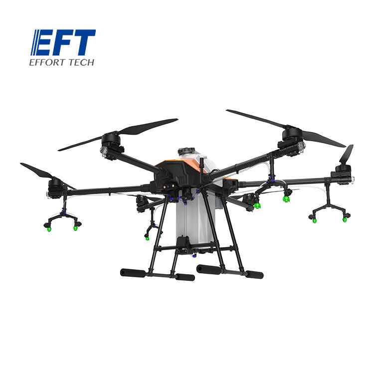EFT G630 30L Agriculture Drone - 6 axis 30L Take-off Weight 63kg payload seed sprayer seeder spreader compact with Hobbywing X9 Plus JIYI K++ V2 FC, Skydroid T12
