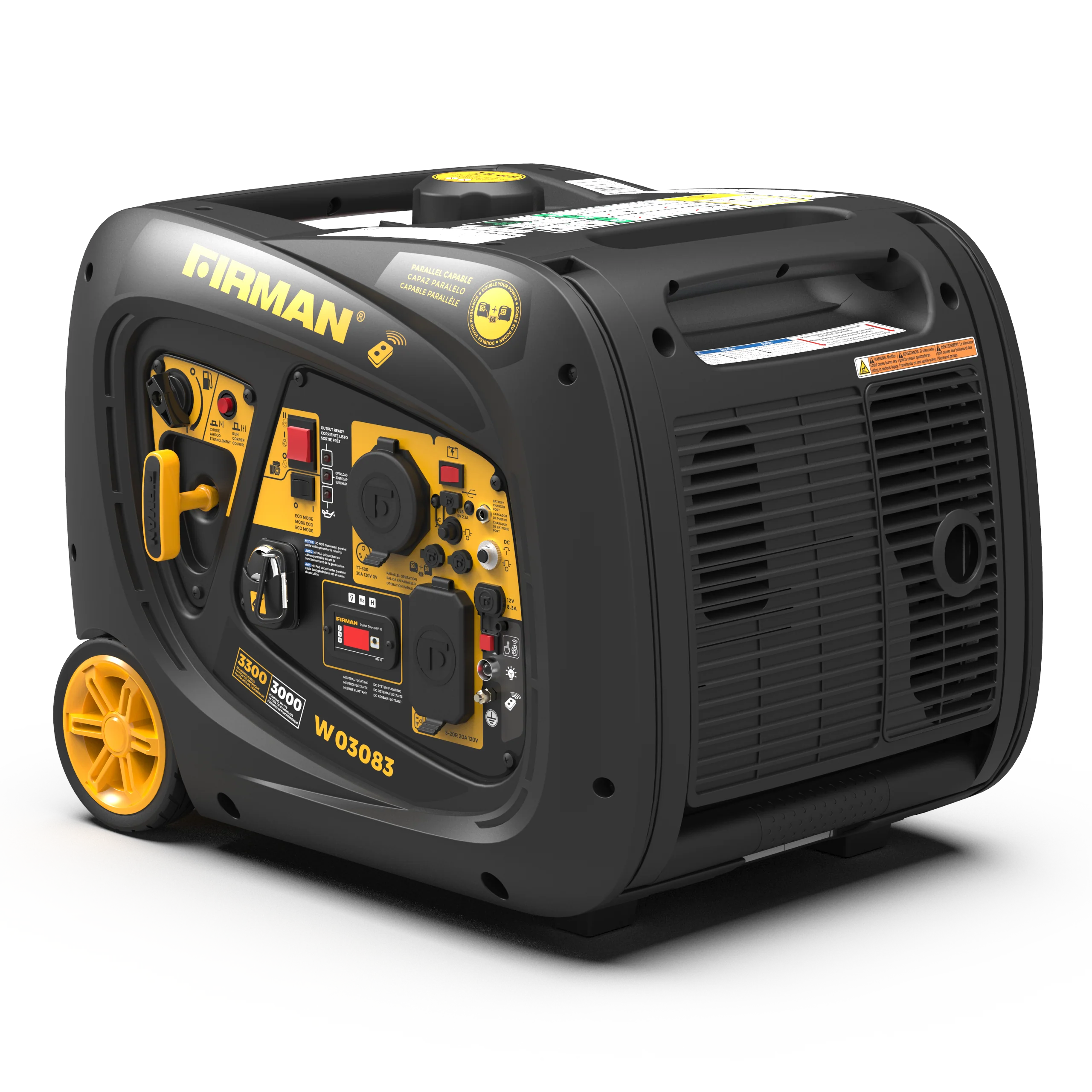 Refurbished Inverter Portable Generator 3300W Remote Start
