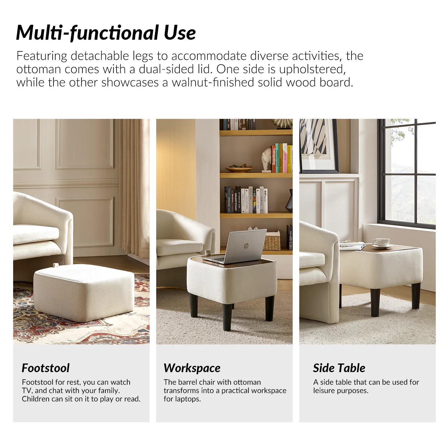 Arturo Armchair in White