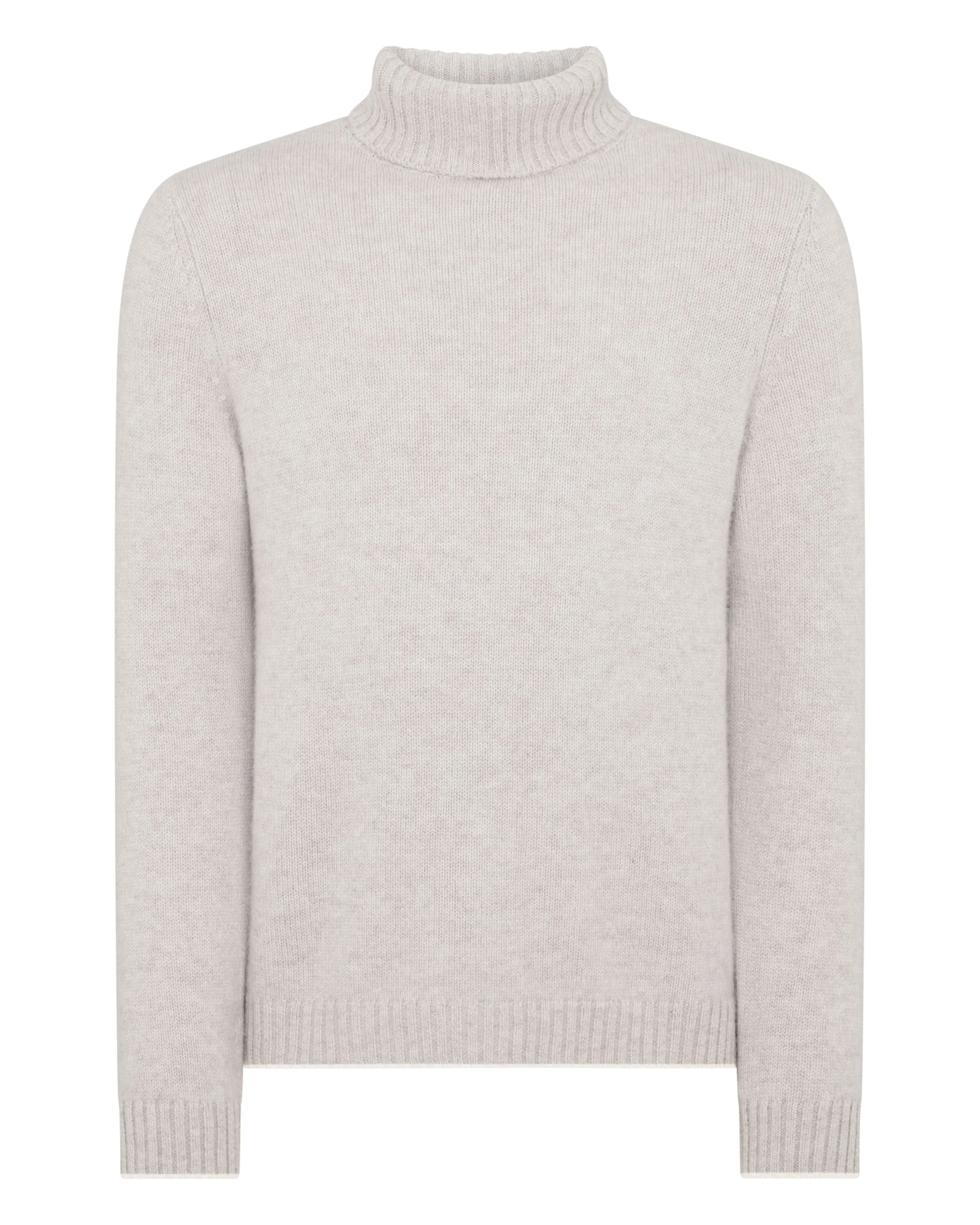 TUCCI CHUNKY TURTLE NECK Pebble Grey