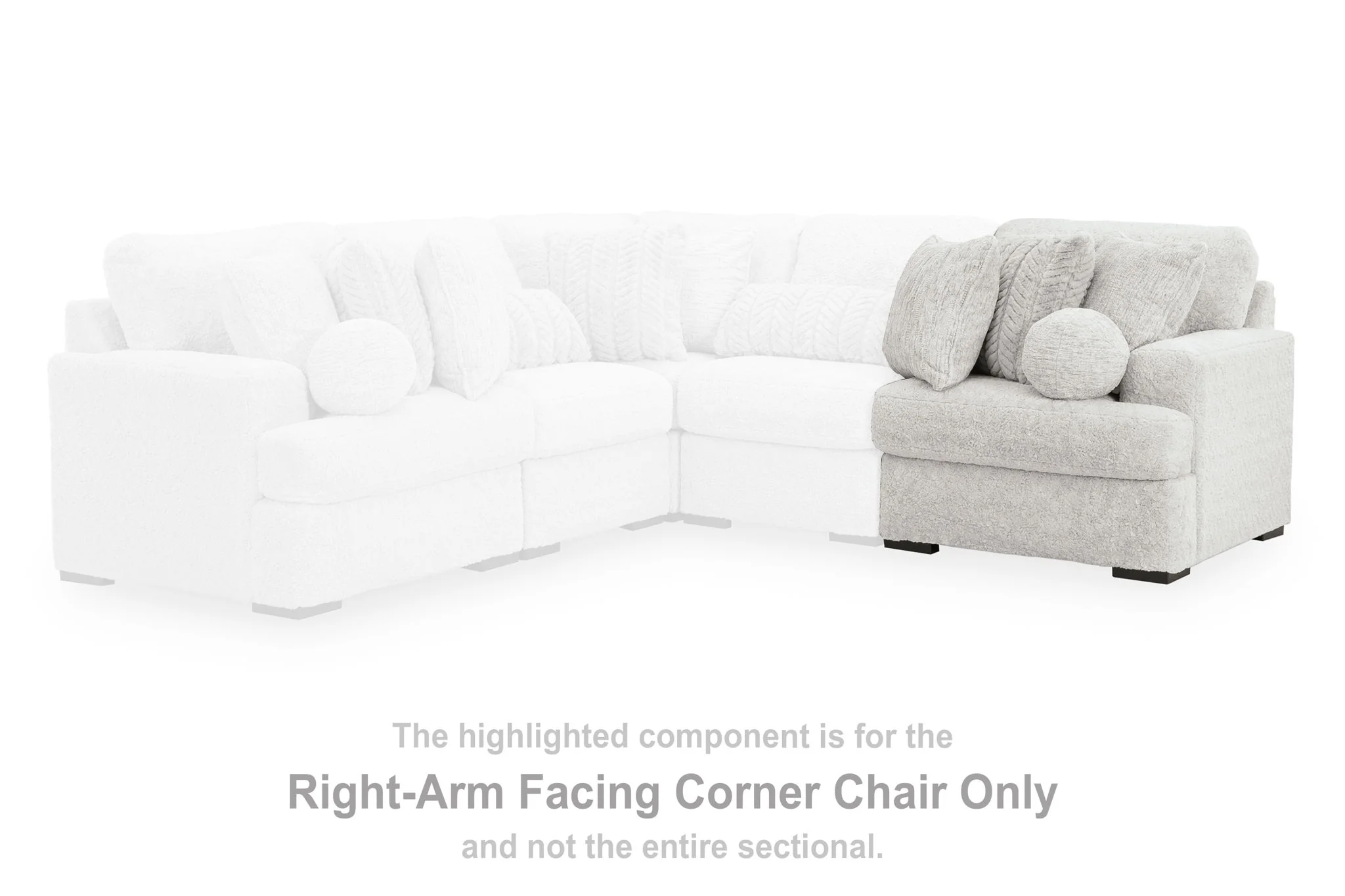 Cuddle Plush - RAF Corner Chair - Arctic
