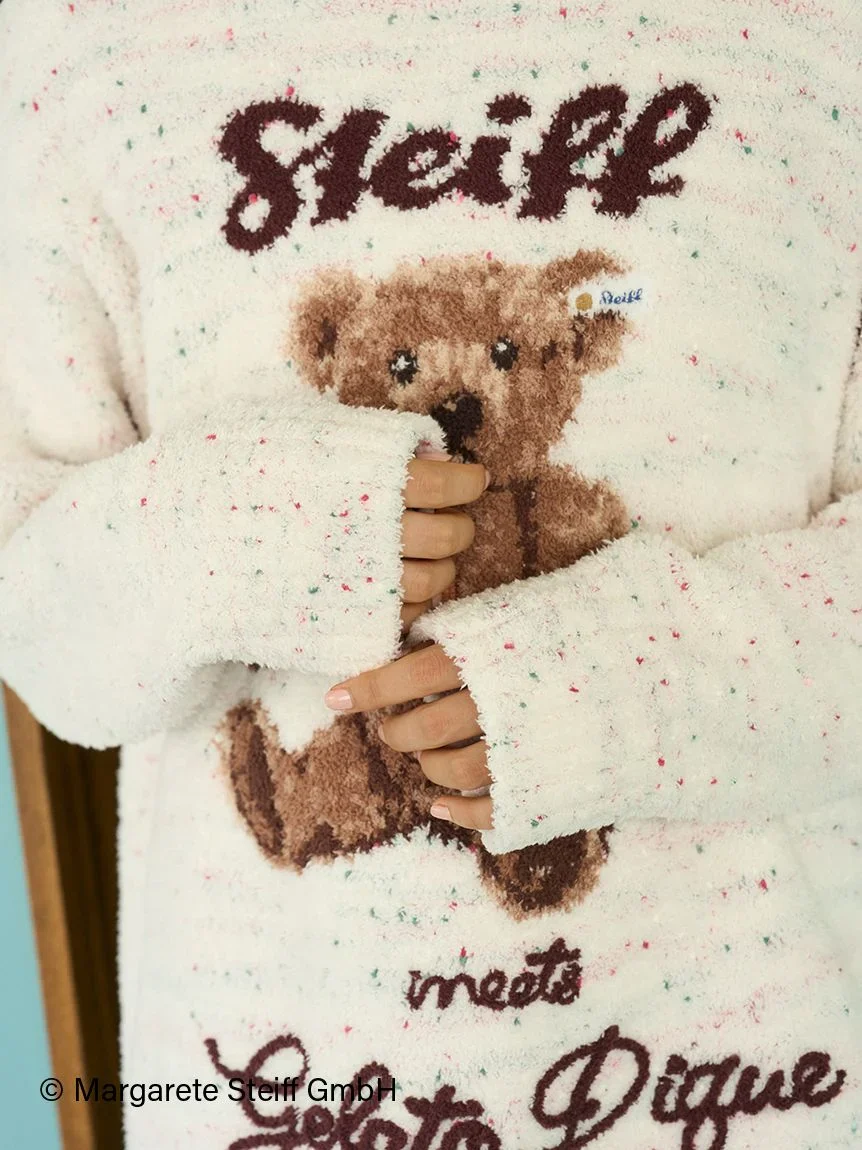 [Steiff] Powder 55PB Jacquard Pullover