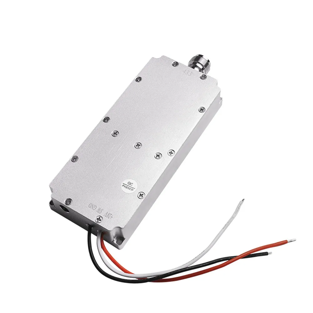 60W Anti Drone Module - 433M 900M 1.5G 2.4G 1.2G 800M 1.4G UAV Countermeasure Module of Power Drone Signal Amplifier RF Amplifier Type N Connector