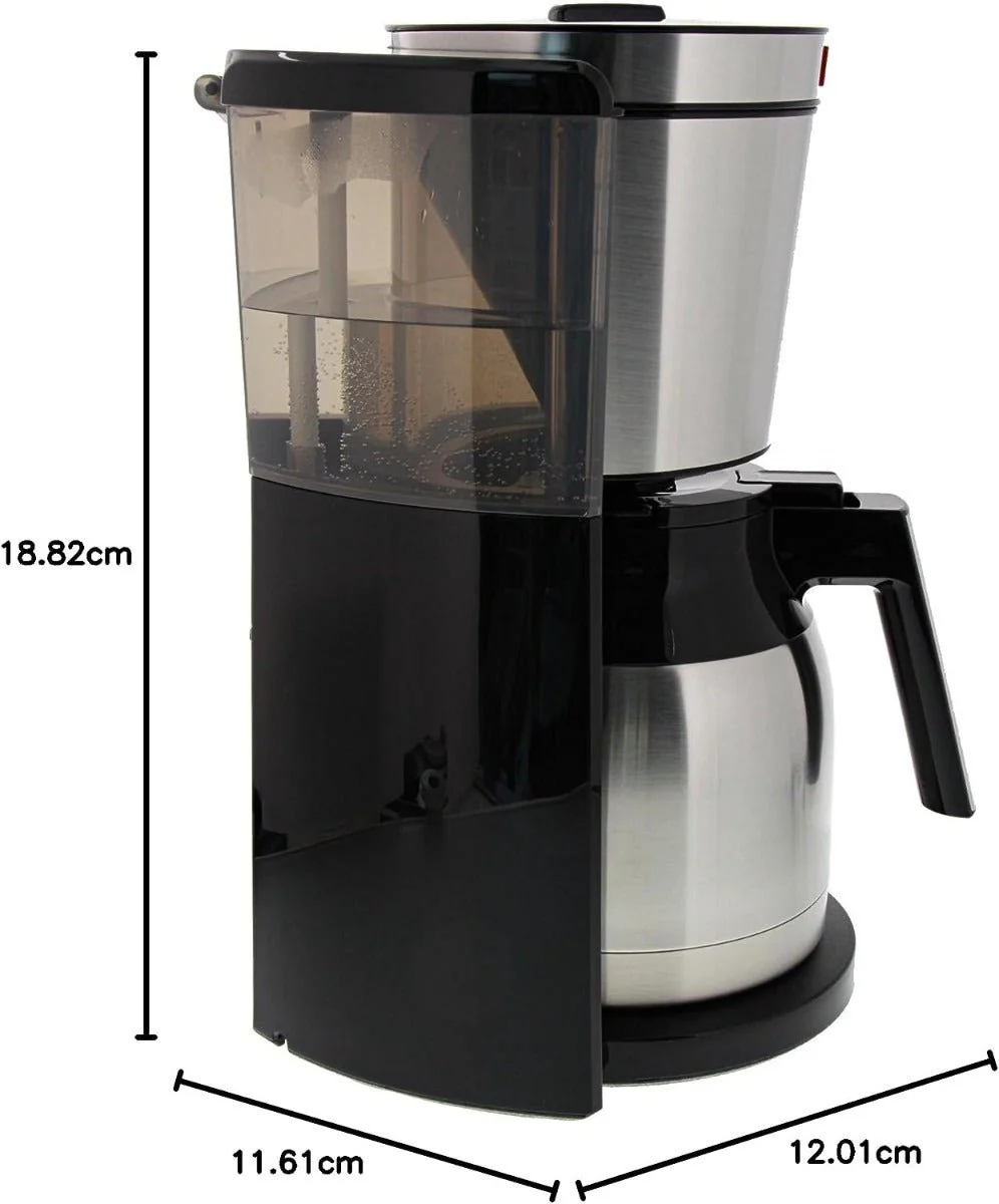 Melitta 220 volts coffee maker with 15 cup Insulated Thermal Carafe Jug 220v 50 hz