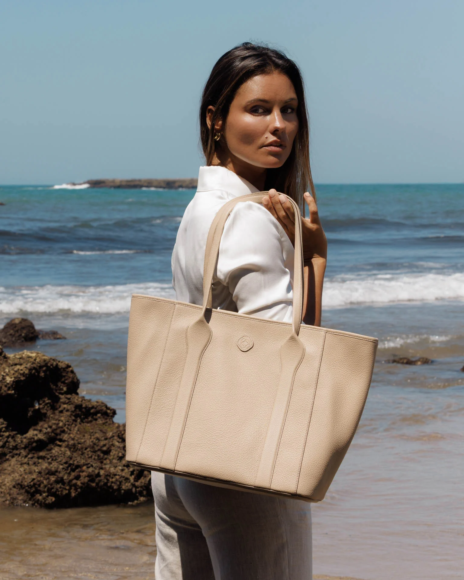 Madame Tote Bag - Italian Leather Handbag