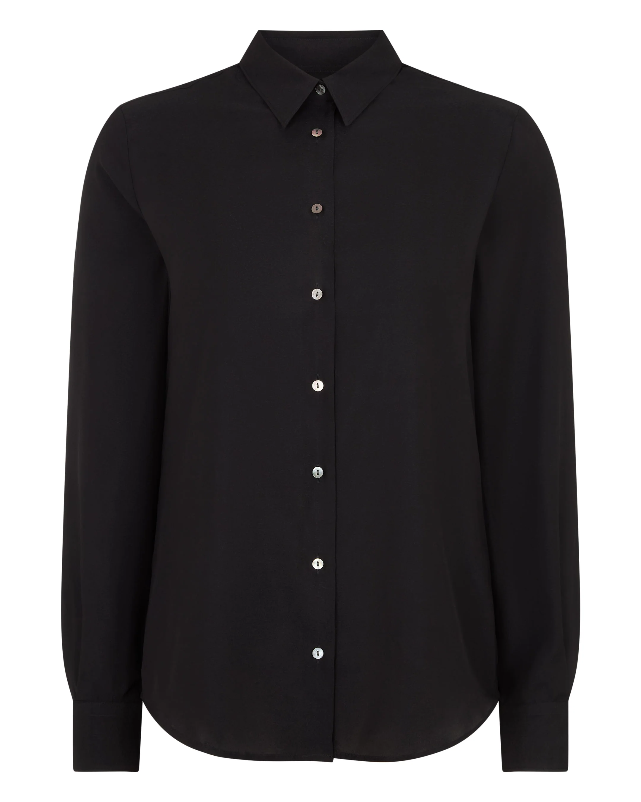 Women's Rochelle Silk Shirt Black