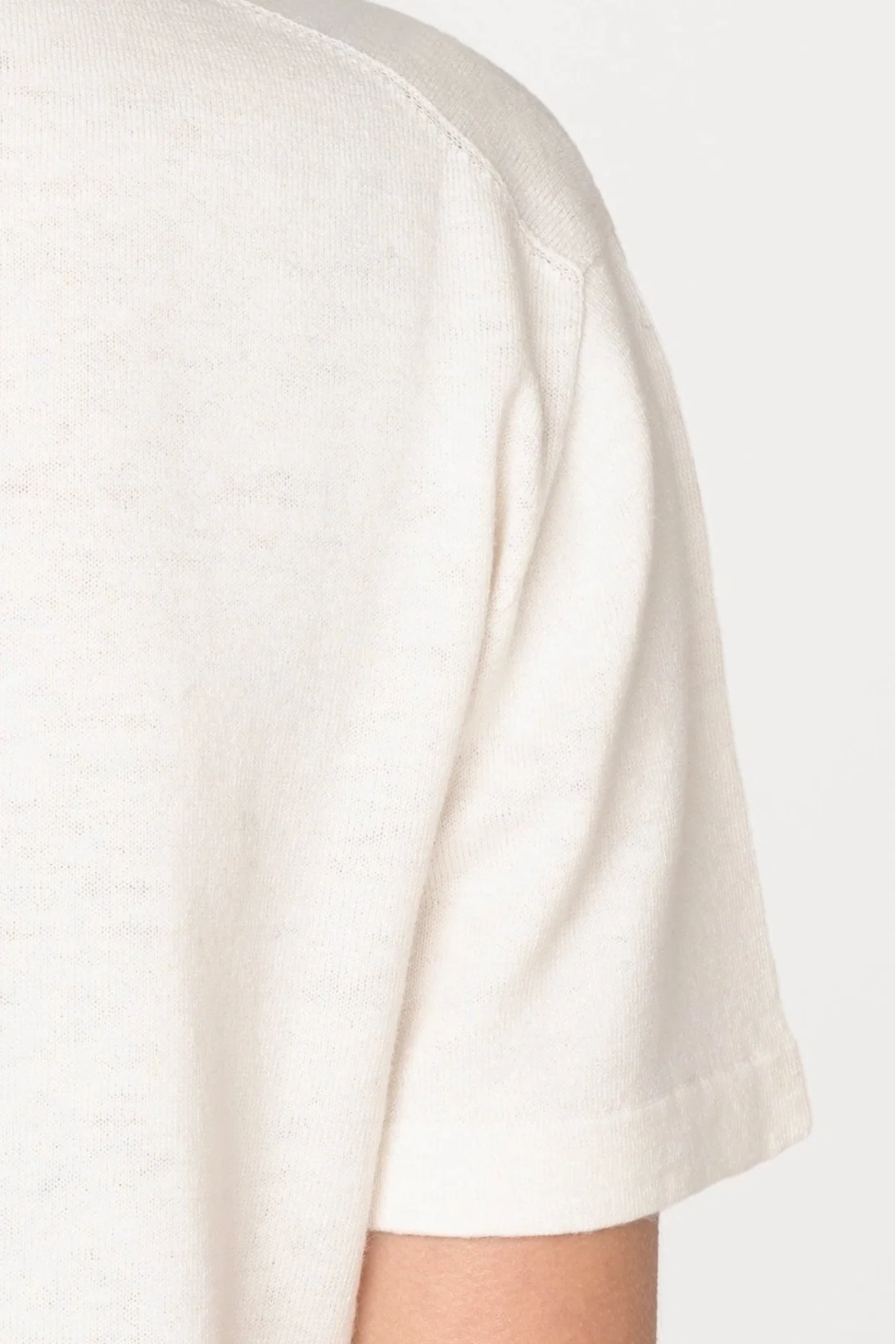 The Linen Tee - Ivory