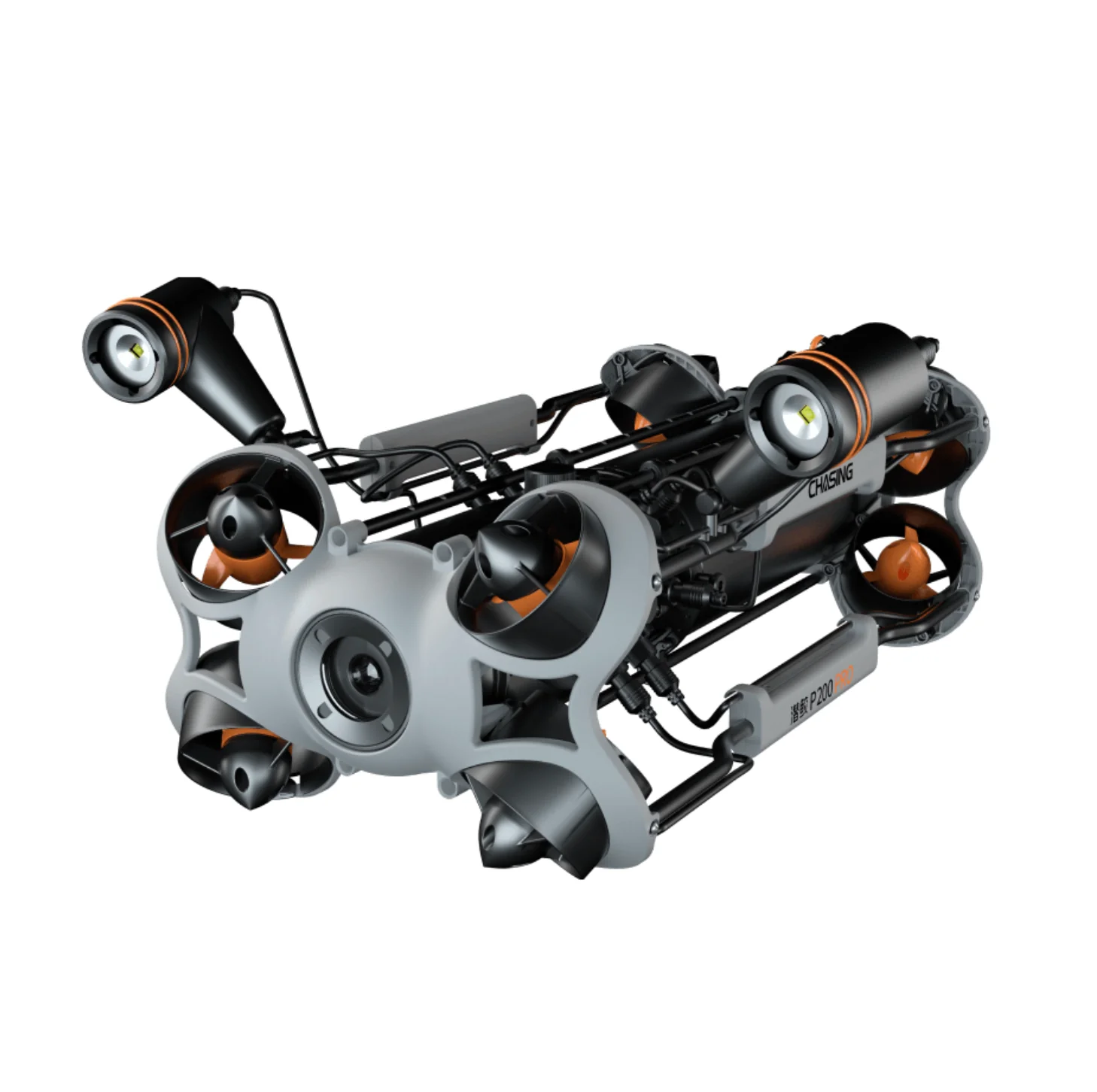 CHASING M2 PRO MAX Underwater ROV – 200m 4K/EIS Camera, 12MP, 8,000lm Dual Lights, 5-Port Mount, E-Reel 200m Underwater Drone