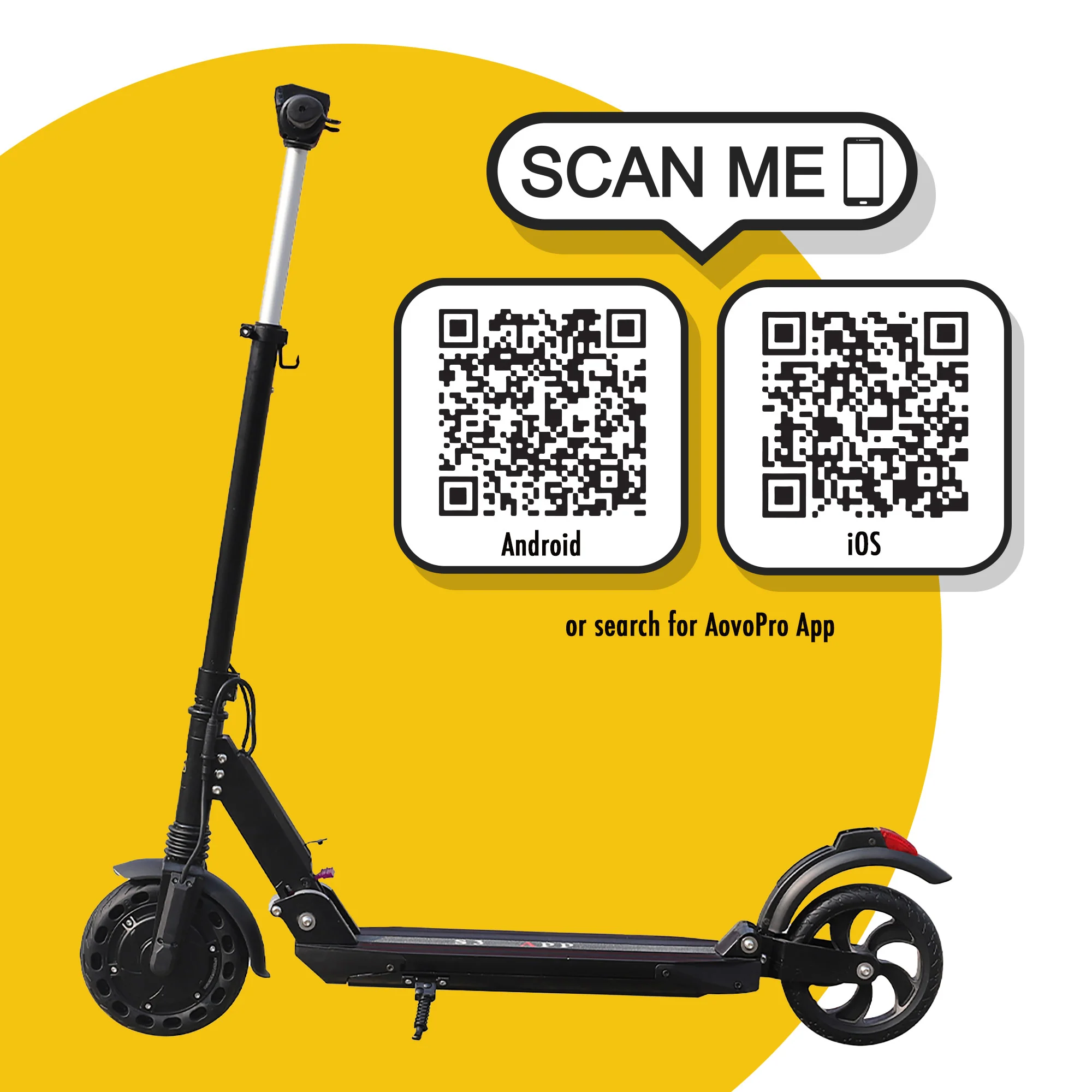 36V 7.8Ah 3-Speed Folding Electric Scooter