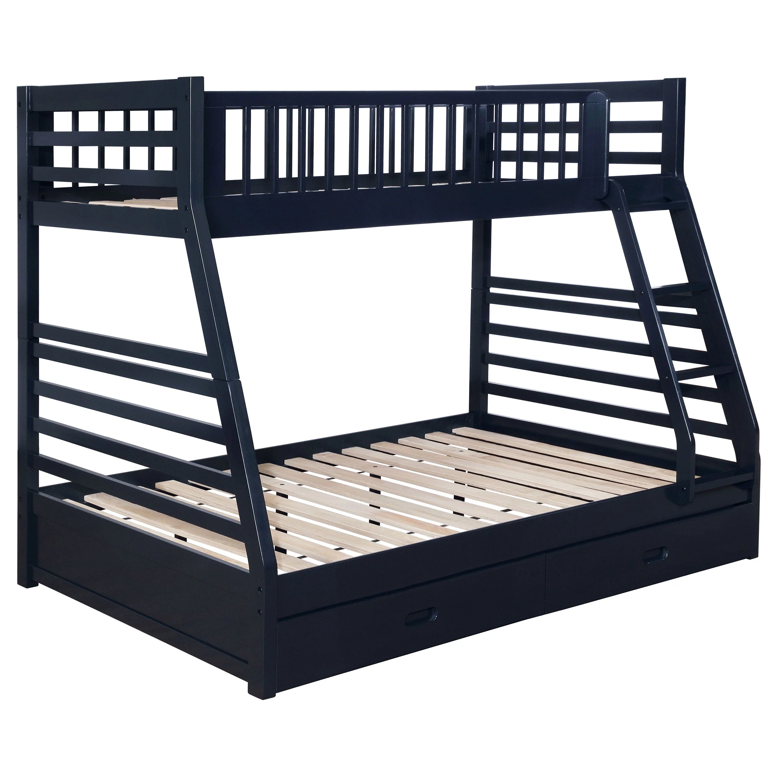 Ashton 2-drawer Wood  Over  Bunk Bed