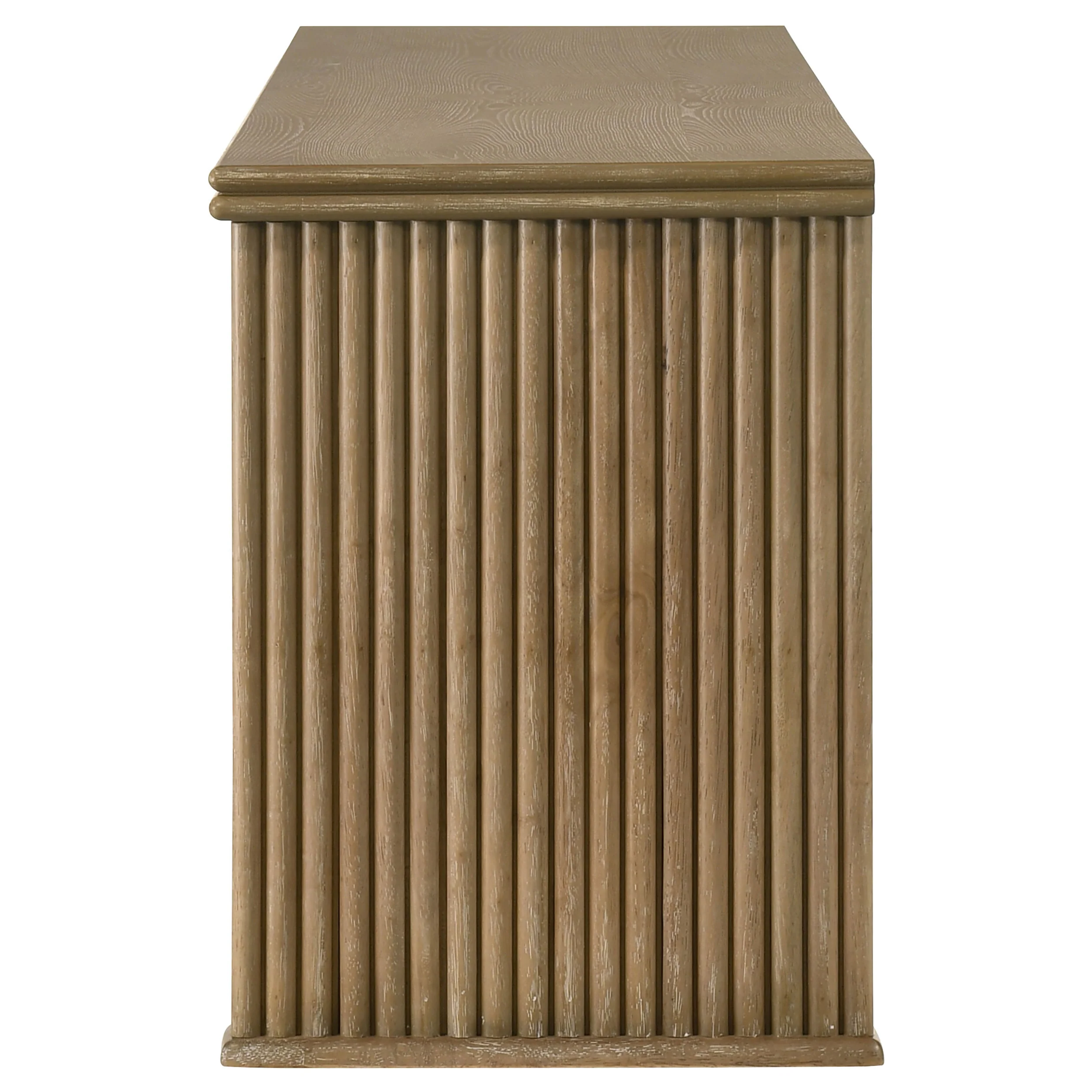 Adina 70-inch TV Stand Media Console Distressed Light Brown