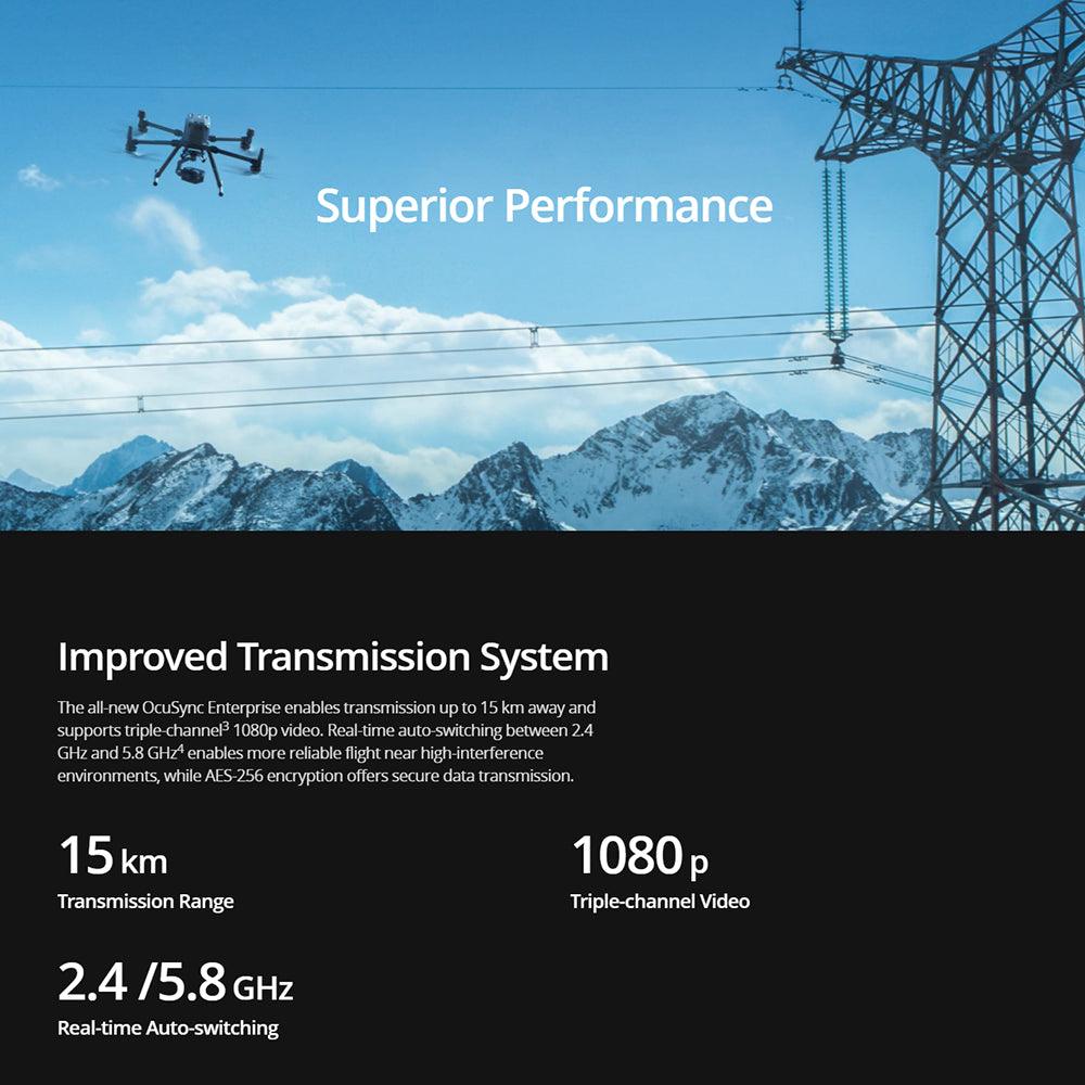 DJI M300 RTK Industrial Drone 15KM Long Range Transmission 55min Flight Time Inspection Mapping Search Rescue Firefight Matrice