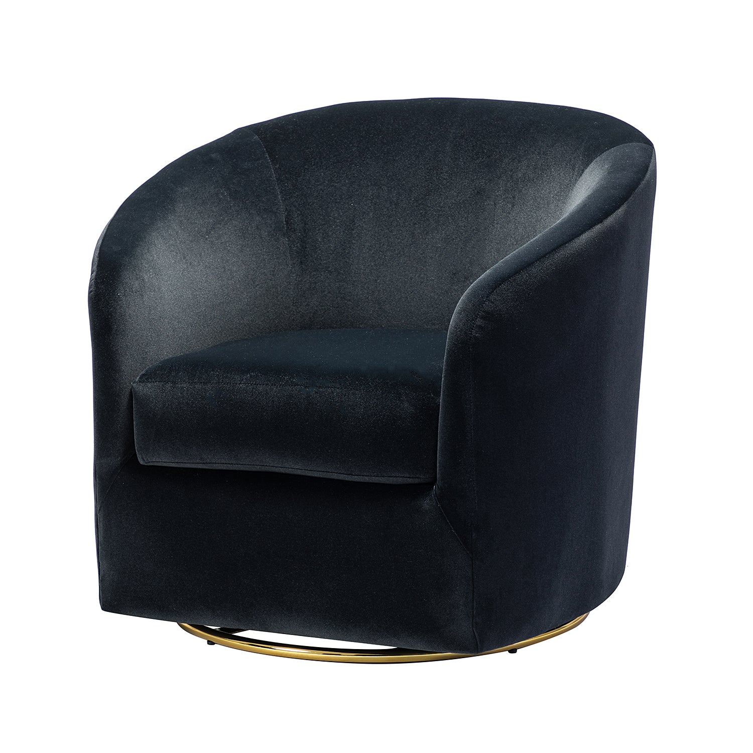 Amarante Swivel Chair in Black