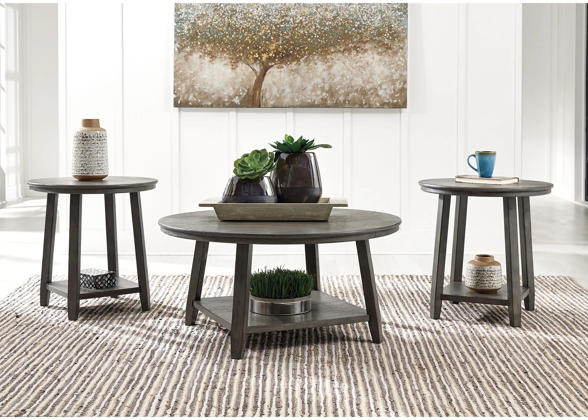 Caitbrook - Occasional Table Set (Set of 3) - Gray