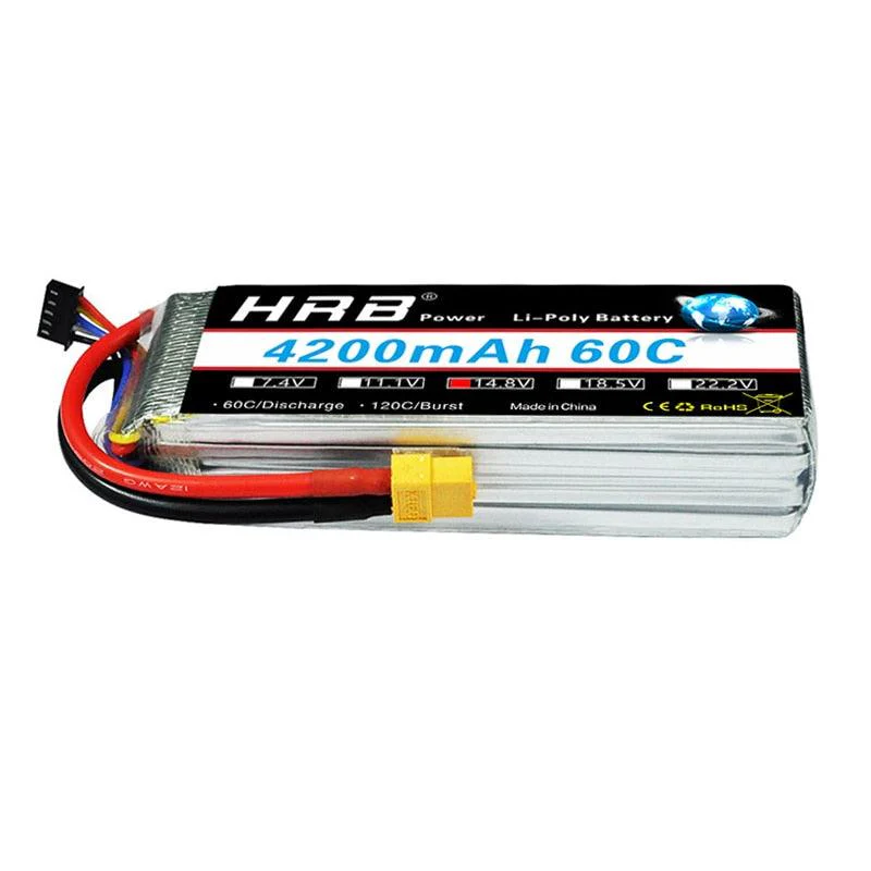 2PCS HRB Lipo Battery 3S 11.1V - 4000mah 4200mah 5000mah 6000mah 4S 14.8V 3300mah 7000mah 6S 22.2V 2S 7.4V 5200mah XT60 T RC Parts