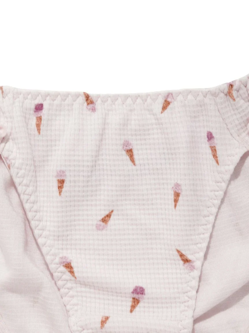 Ice Cream Waffle Bra & Underwear Set