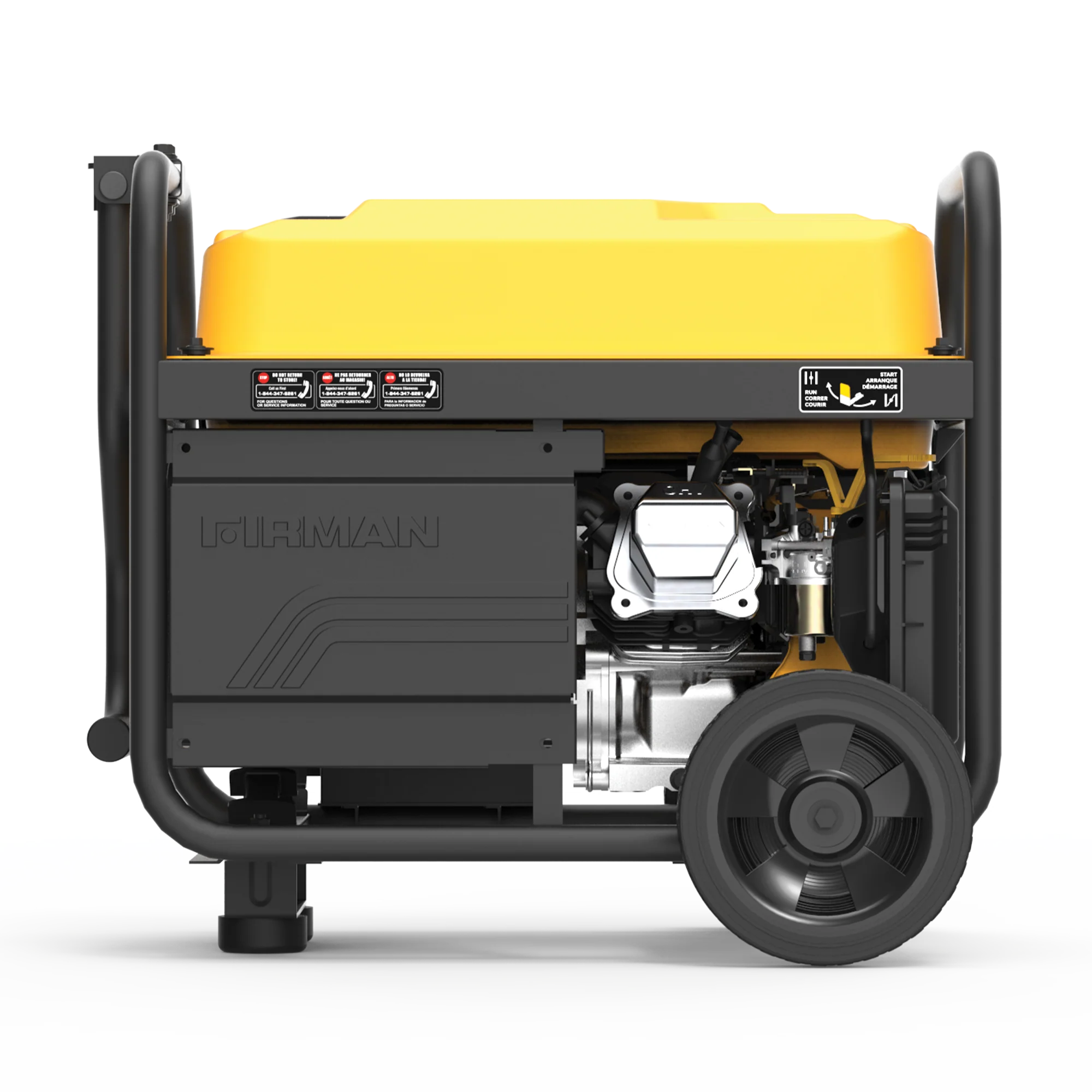 Gas Portable Generator 4550W Remote Start 120/240V