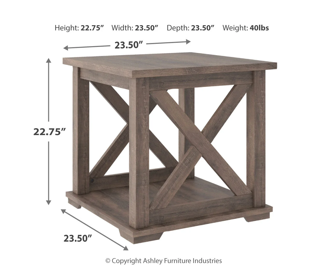 Arlenbry Square End Table