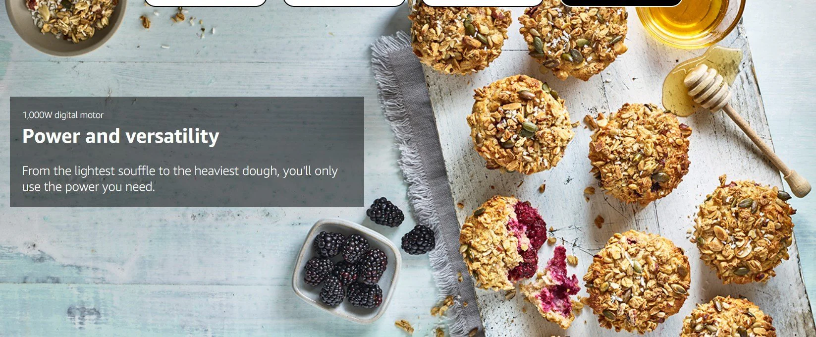 Kenwood KHC29.WOSI 220 volts Stand Mixer with 4.3 L Bowl 1000W 220v 240 volts