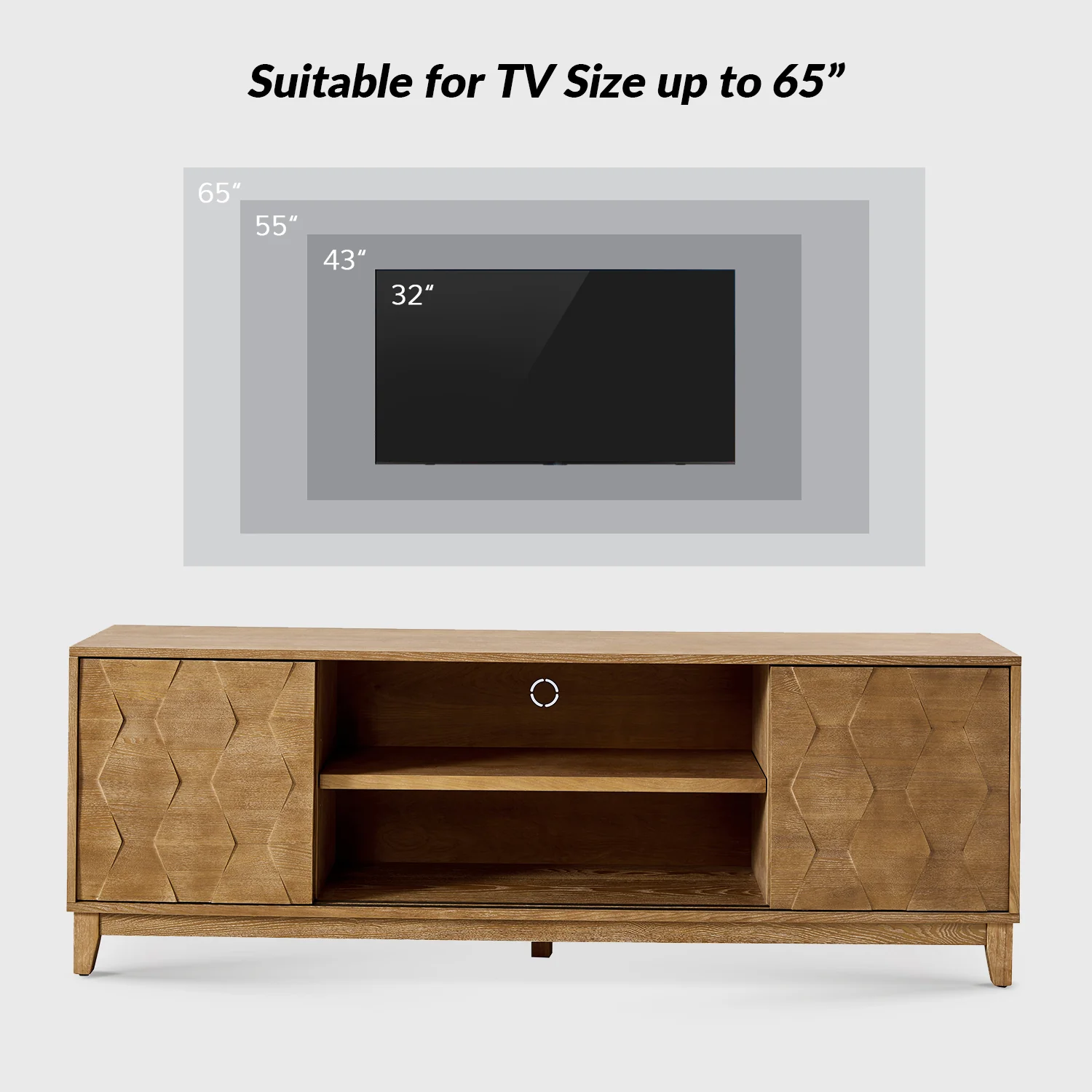 August TV Stand in Seadrift