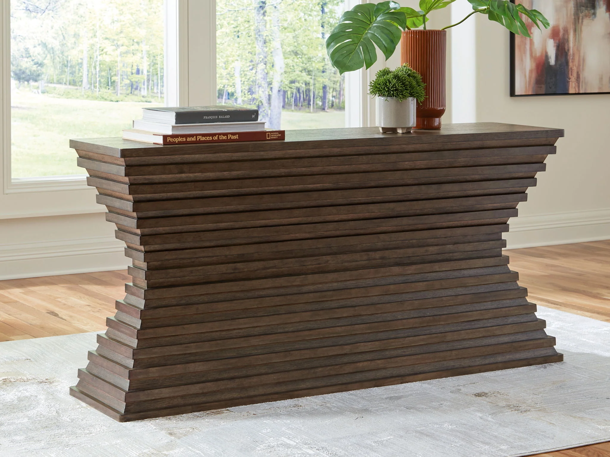 Hannodream - Sofa Table - Warm Brown