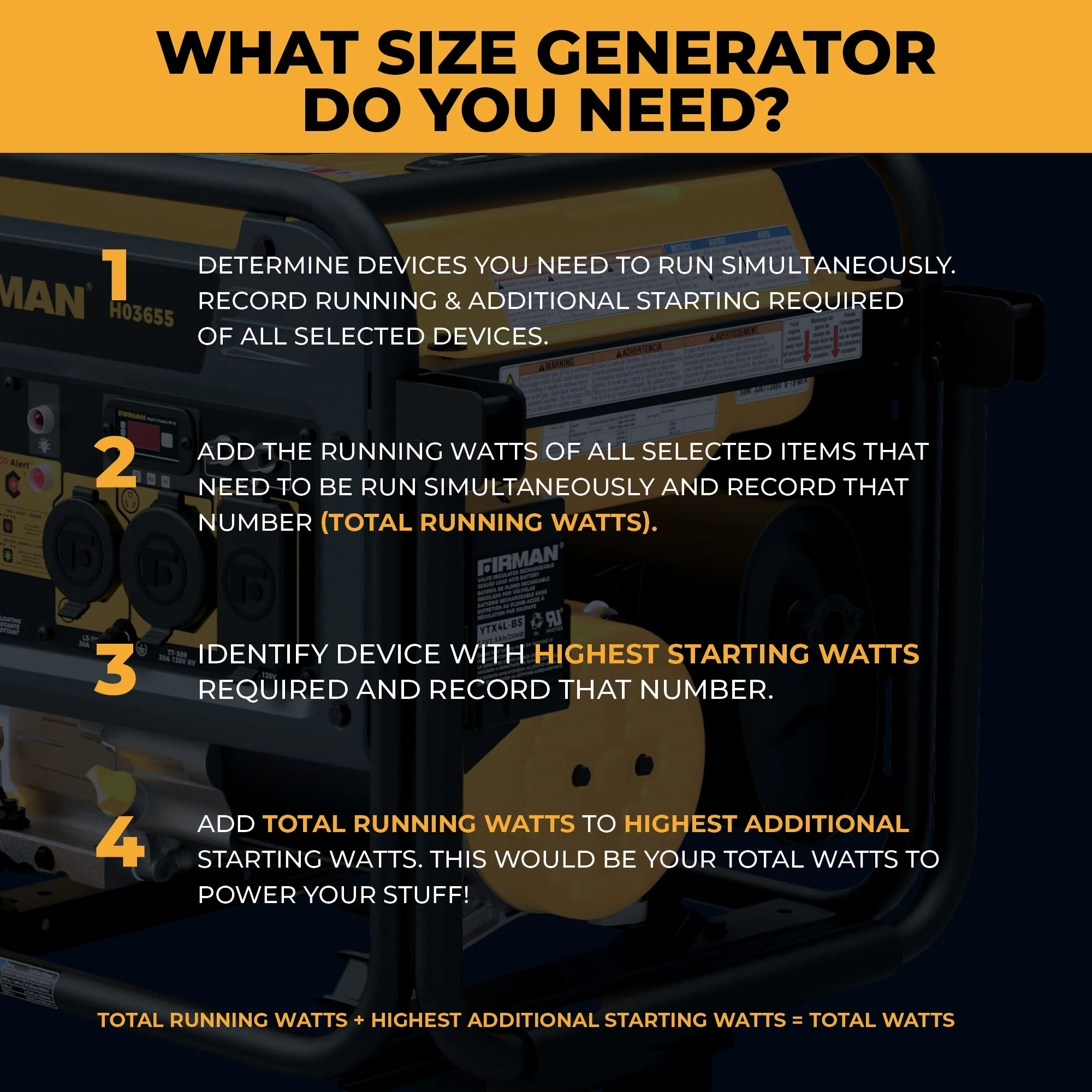 Dual Fuel Portable Generator 4550/3650W Recoil Start