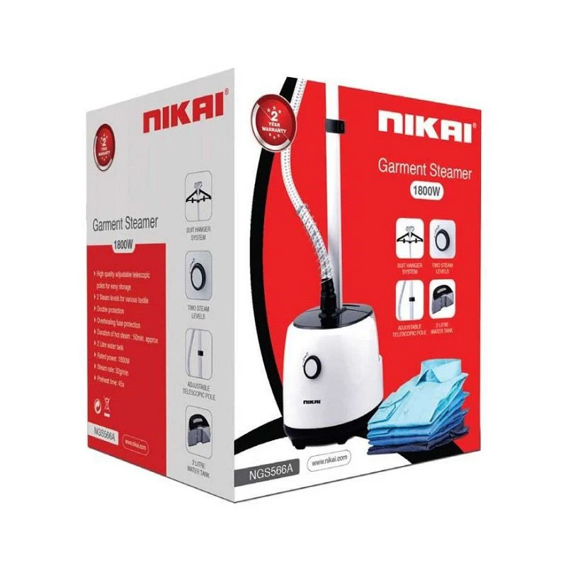 Nikai 220 volt Garment Steamer with Hanger 1800 watts clothes steam iron 220v 240 volts