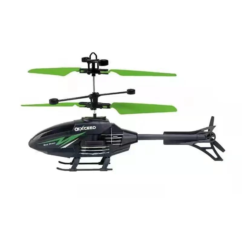 CY387 RC Helicopter - Two-Channel Suspension RC Helicopter Drop-resistant Induction Suspension Aircraft Charging Light Aircraft Kids Toy Gift for Kid
