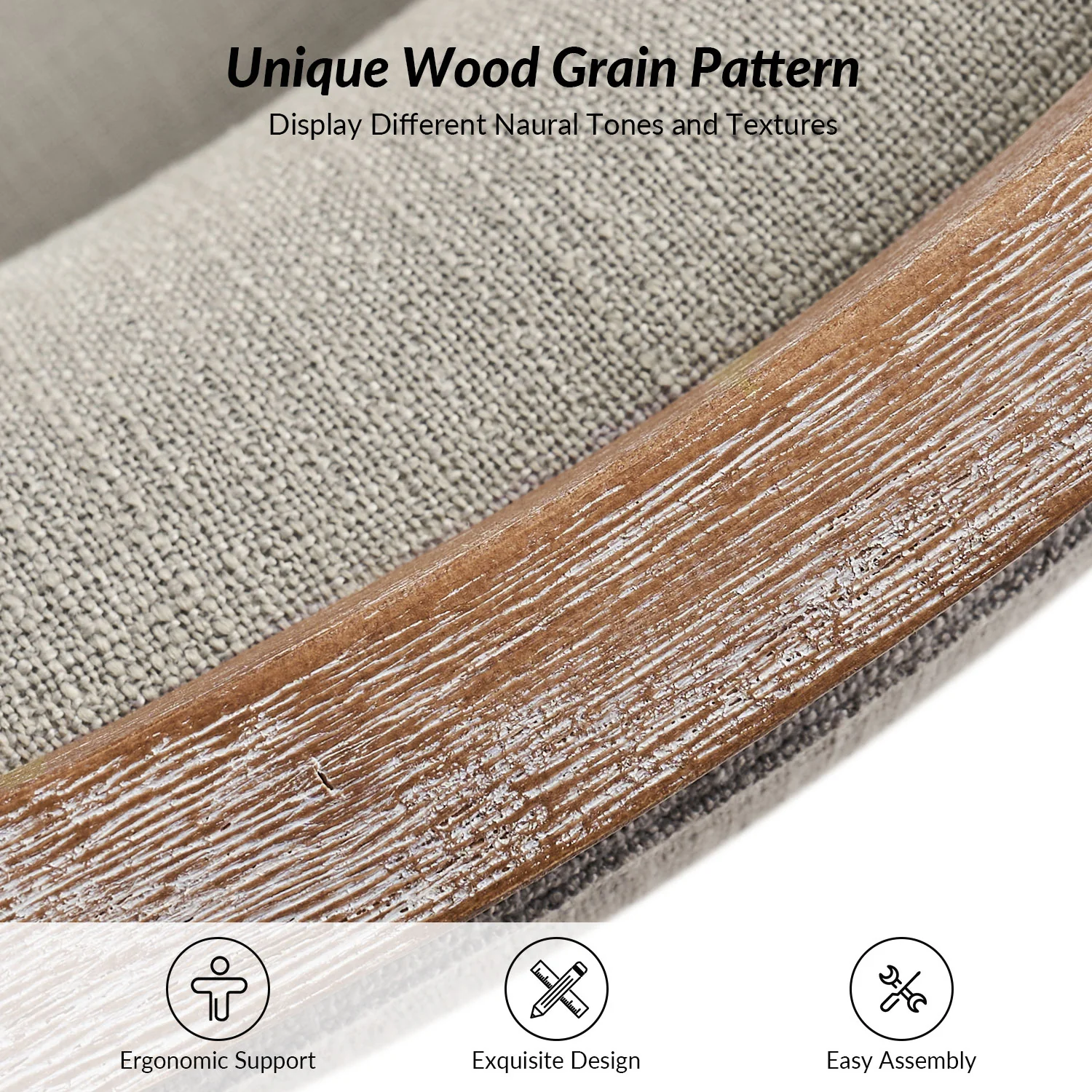 Albert Dining Chair Set of 2 in Grey