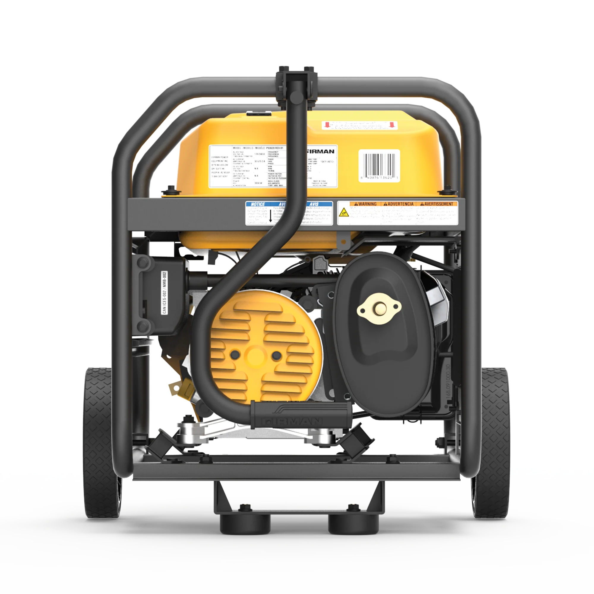 Gas Portable Generator 4550W Recoil Start 120/240V