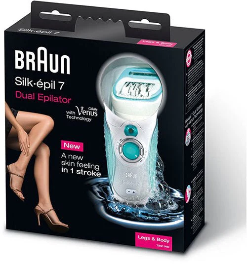 Braun 7891 Epil 7 Wet & Dry Epilator 220-240 Volts