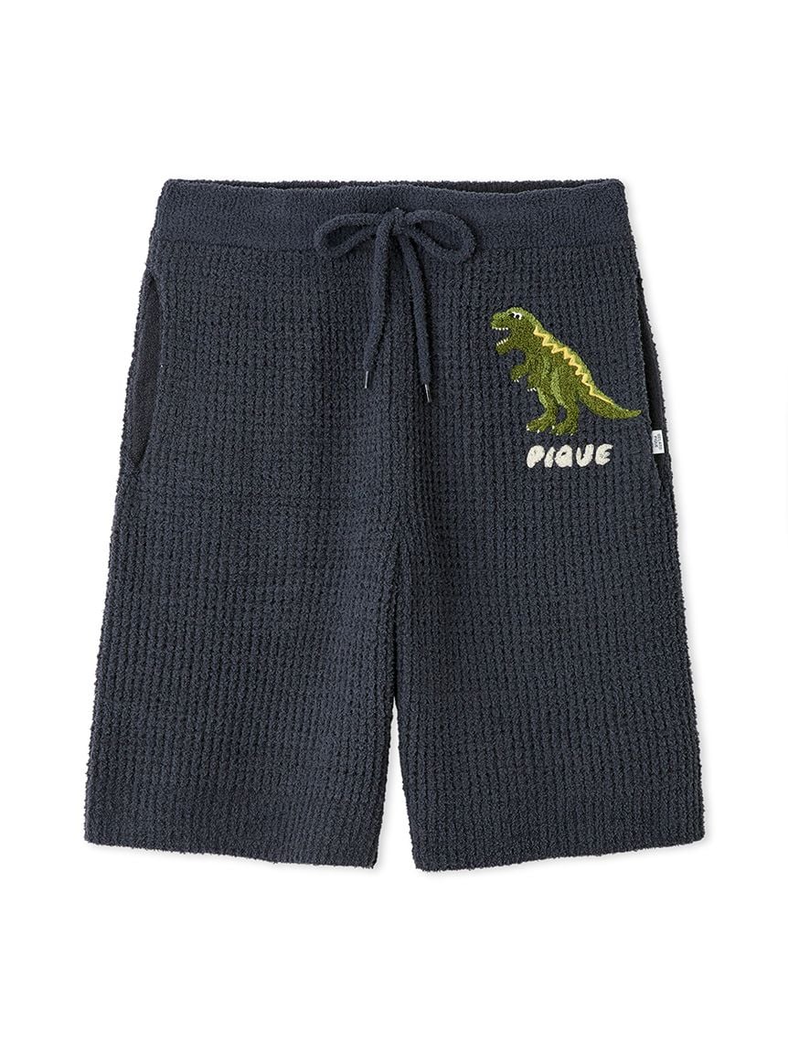 Mens Waffle Dinosaur Shorts