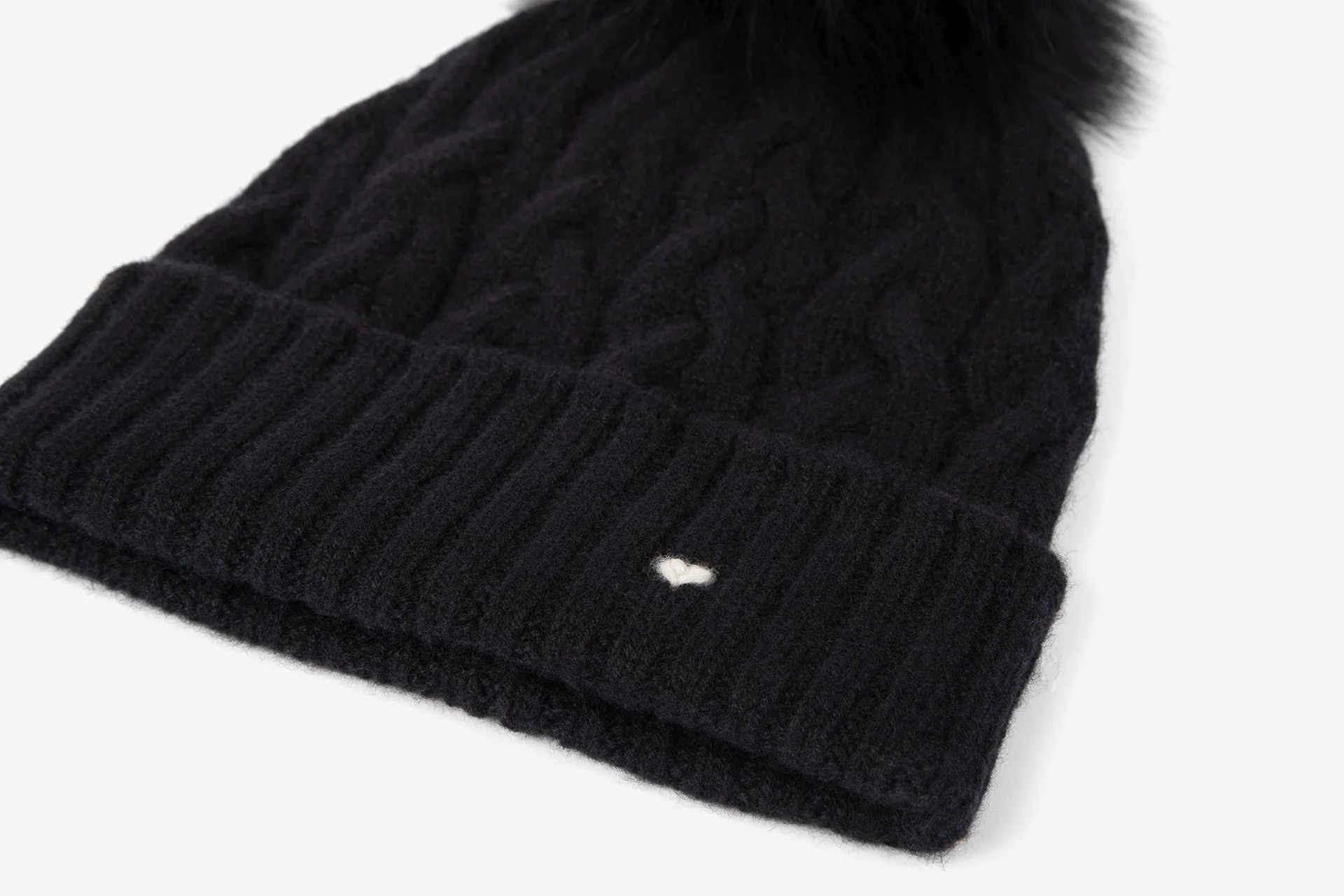 The Braid Beanie -  Black