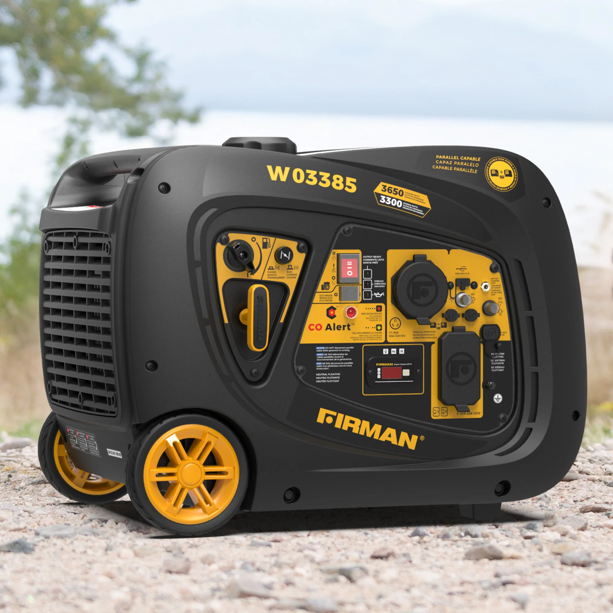 INVERTER PORTABLE GENERATOR 4125W WITH CO ALERT