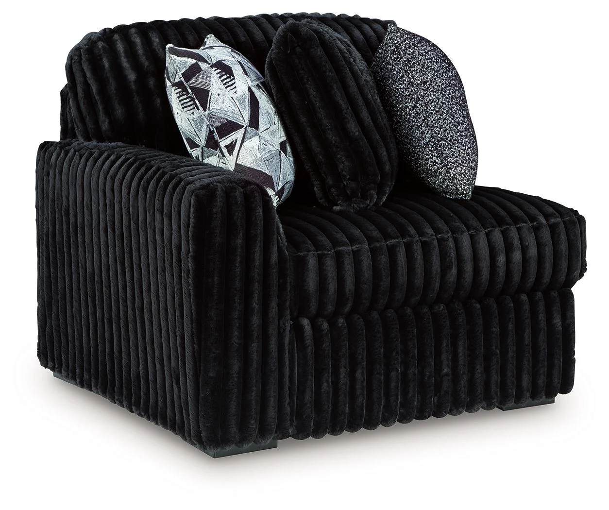 Midnight-Madness - LAF Corner Chair - Onyx