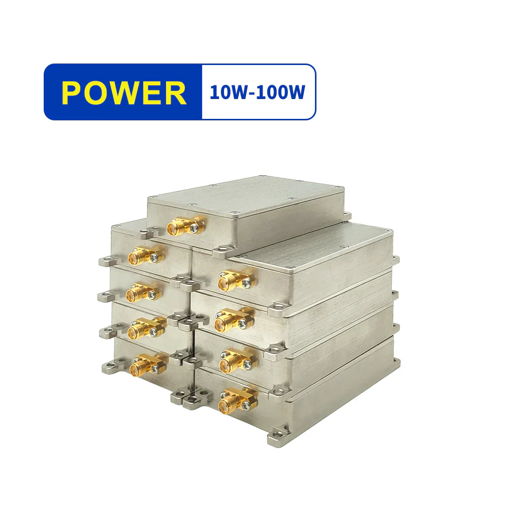 ACASOM 300M-400M 50W Drone Jammer Module with GAN Chip - High Power Sweep Signal Source Drone Blocker