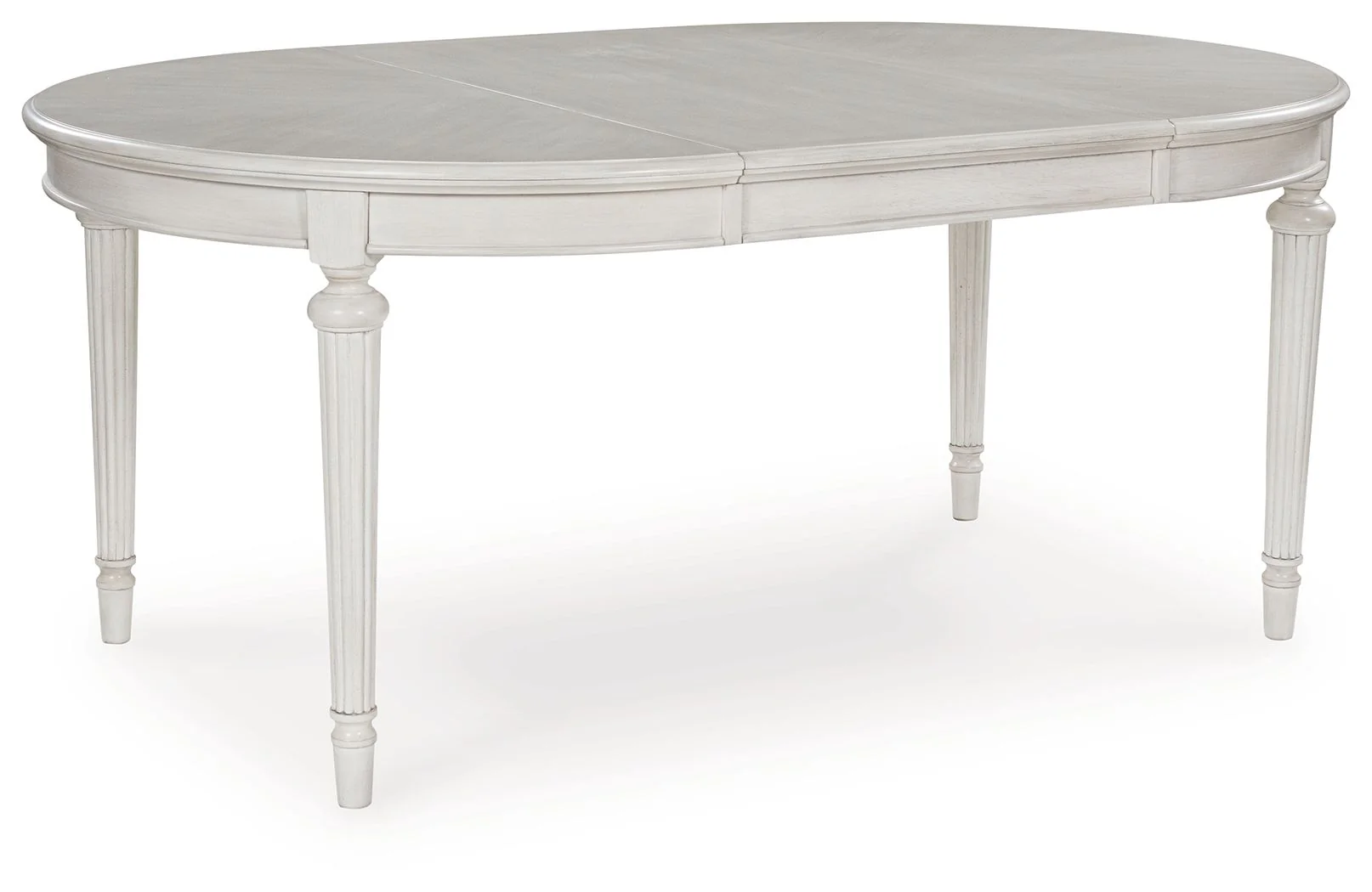 Montelaine - Oval Dining Room Extension Table - Antique White