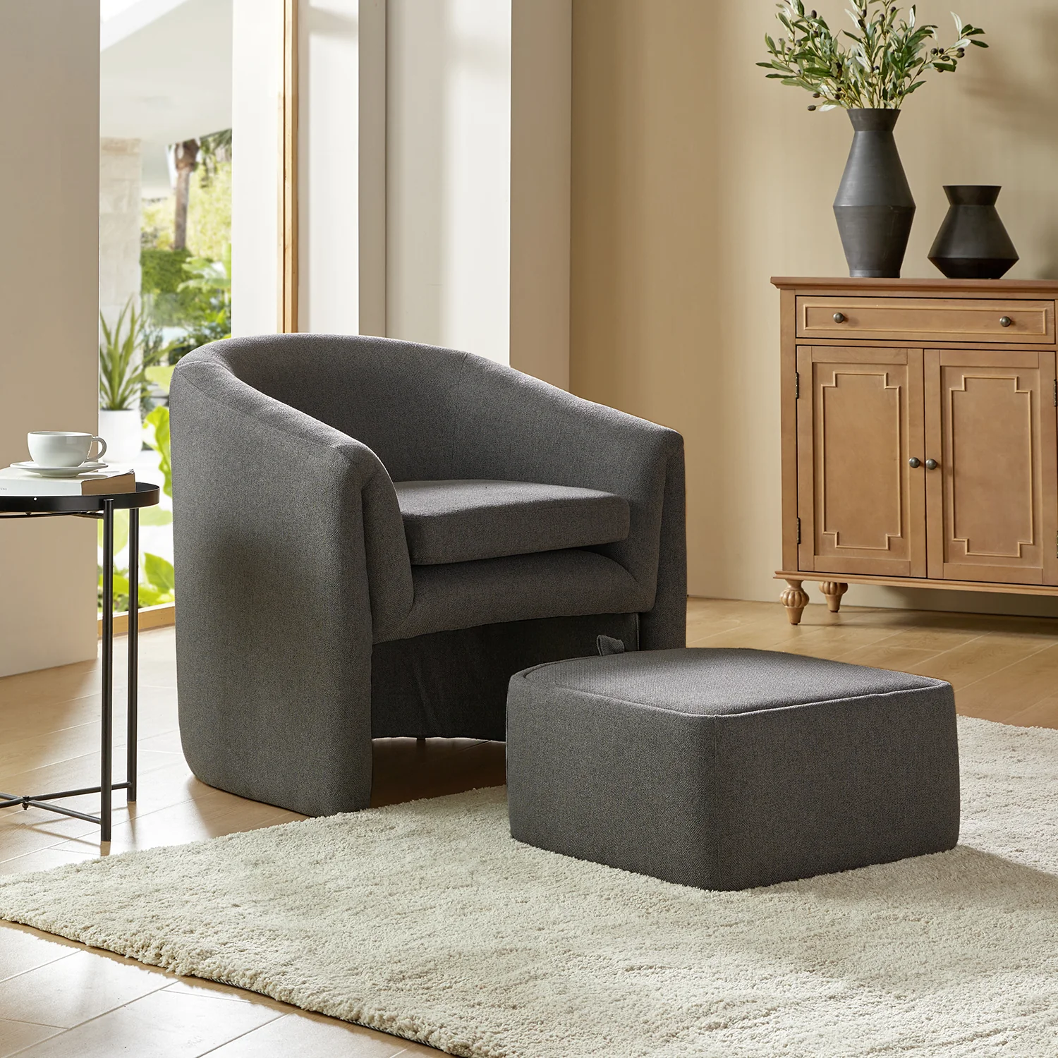 Arturo Armchair in Grey