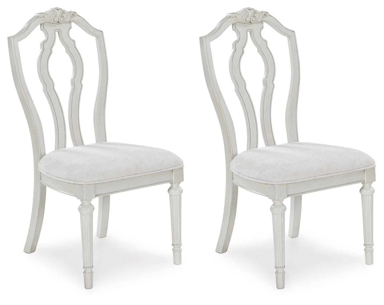 Montelaine - Dining Upholstered Side Chair (Set of 2) - Antique White