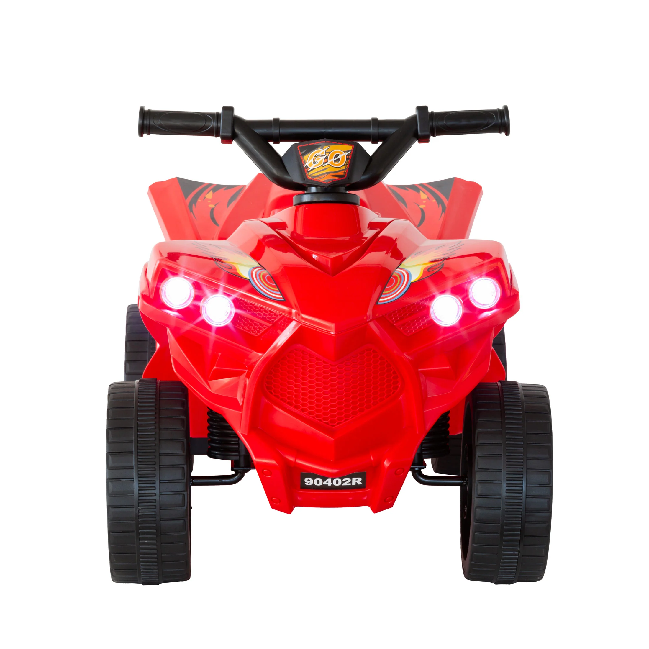 Rechargeable Ride-on Quad bike (Red) with Safe Braking System