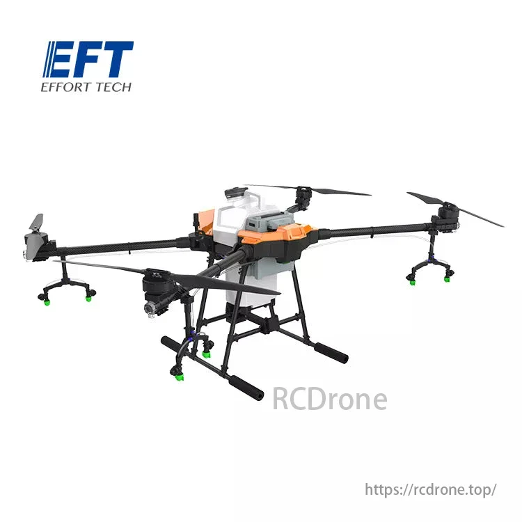 EFT G420 20L Agriculture Drone - 4-Axis 20L 20KG Agriculture Spray Spread Drone Compact with Hobbywing X9 PLUS Motor, JIYI K++ FC, Skydroid H12