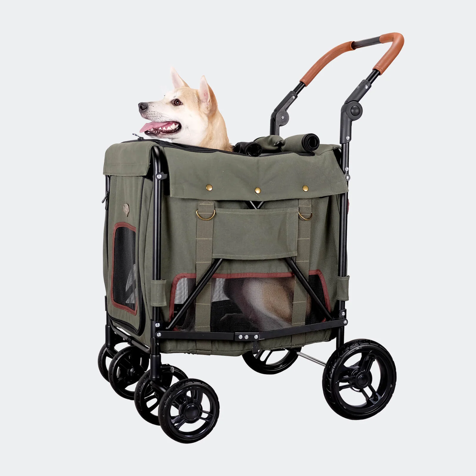 (Open-box item) Gentle Giant Pet Wagon Stroller with Detachable Carrier