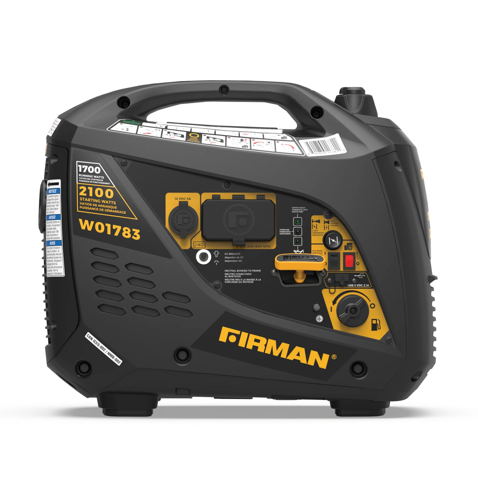 Inverter Portable Generator 2100W Recoil Start